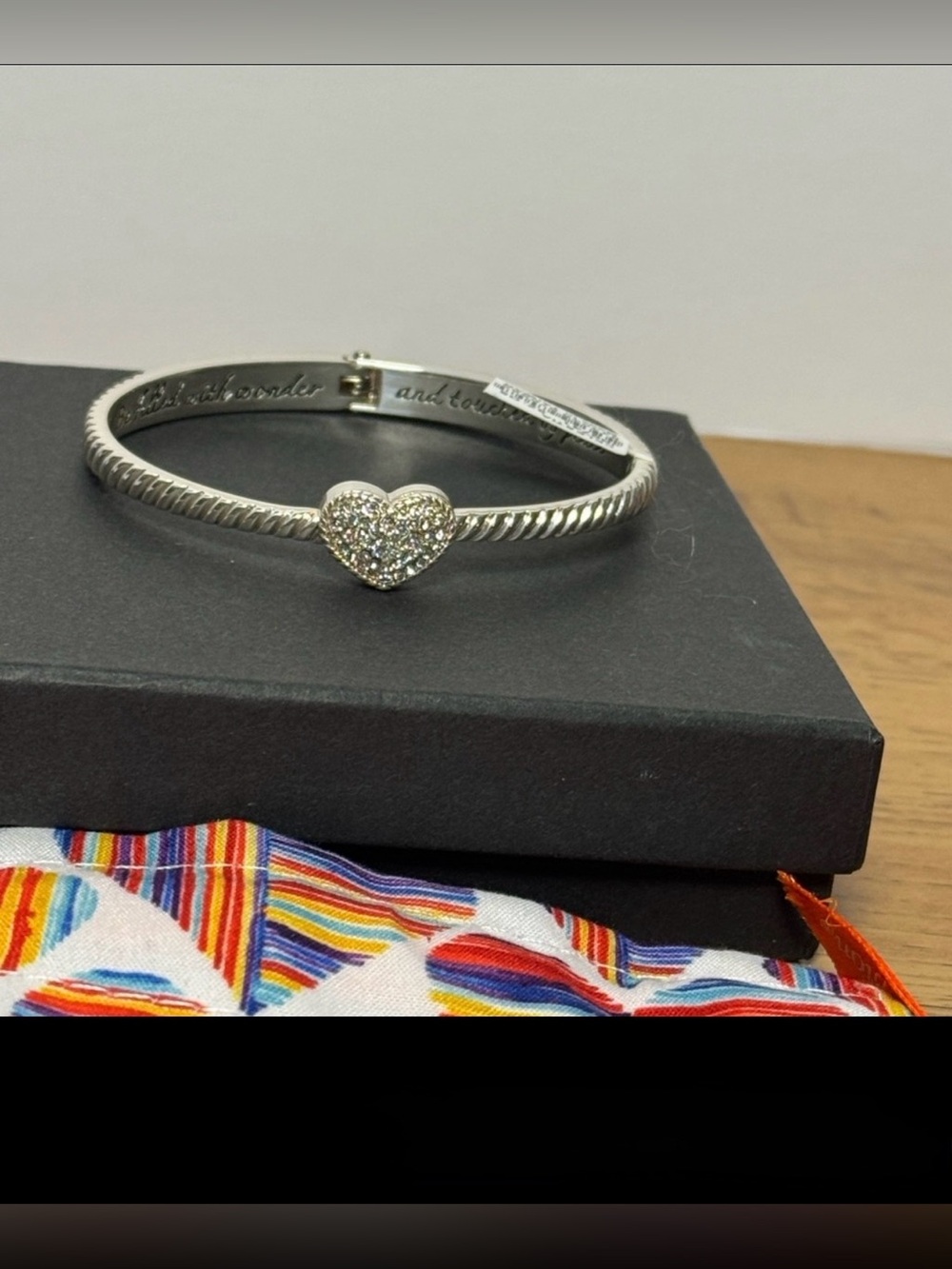 Brighton NWT Silver Inspirational Bracelet 
Comes with dust bag and gift bag!